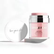 SIMPLE PLAN Creme Hidratante Diário com Ácido Hialurônico e Ceramidas – Creme Diário Avançado Sem Fragrância para Pele S