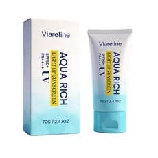 Viareline Creme Protetor Hidratante Leve - Creme Hidratante e Protetor para Uso Externo no Rosto e Corpo para Uso Diário