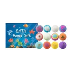 Conjunto de Bolas de Banho AMZ Toy com ingredientes suaves para cuidar e hidratar a pele do corpo durante o banho diário