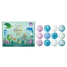 Conjunto de Bolas de Banho Coloridas OceAura Ocean, mistura de cores variadas, produtos de banho suaves e amigáveis à pe