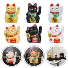 Gato Da Sorte Decoração Casa Japonês Maneki Neko Gatinho Da Sorte