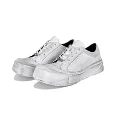 Nicho sujo sapatos brancos das mulheres dos homens na moda Casual Commuter sapatos de skate britânico casal All-Match pe
