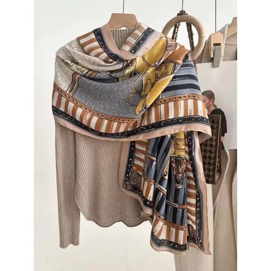Versão coreana novo estilo outono inverno cachecol quente cachecol moda cachecol proteção de pescoço grande cachecol lon