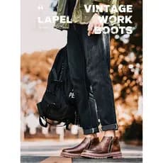 Tamanho 37 Botas Masculinas De Couro Genuíno Chelsea Botas Masculinas Com Zíper Martin Botas Masculinas Estilo Britânico