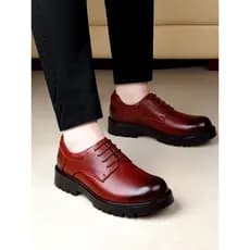 Sapatos masculinos de couro de camada superior 2024 novo estilo respirável sapatos casuais masculinos de couro genuíno b