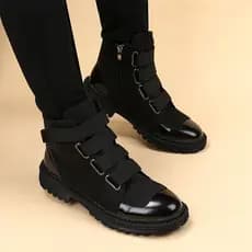 Martin botas masculinas versão coreana na moda juventude botas curtas macacão britânico botas masculinas moda cabeleirei