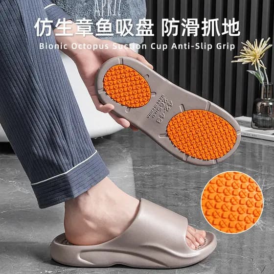 Sandálias chinelos homens 2026 novo estilo Anti-deslizamento desodorante verão eva banheiro banho casal feminino chinelo