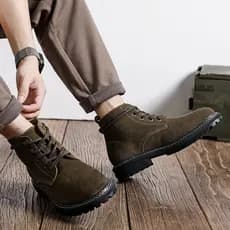 Botas masculinas botas gerais americanas Retro Martin botas masculinas de couro de alta qualidade sapatos britânicos de