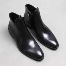 Outono inverno Chelsea botas masculinas britânicas Retro Martin botas masculinas botas de couro na moda couro genuíno ma