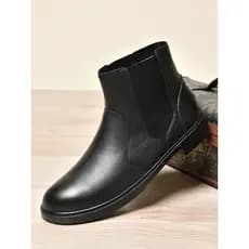 Martin botas masculinas conjunto pé mais veludo estilo britânico Chelsea botas masculinas de couro de alta qualidade sap
