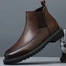 2026 botas masculinas de couro Chelsea couro genuíno verão novo estilo Martin botas masculinas de alta qualidade botas c