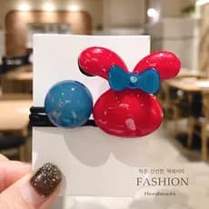Coreia do sul Dongdaemun mesmo estilo acessórios de cabelo coelho corda de cabelo cabeça corda faixa de borracha amarrad