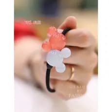 Anel de cabelo Mickey Jelly fofo
