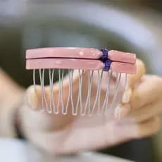 Coreia coreia pente de cabelo acrílico inserção pente franja pente placa acessórios para o cabelo cocar verão novo estil