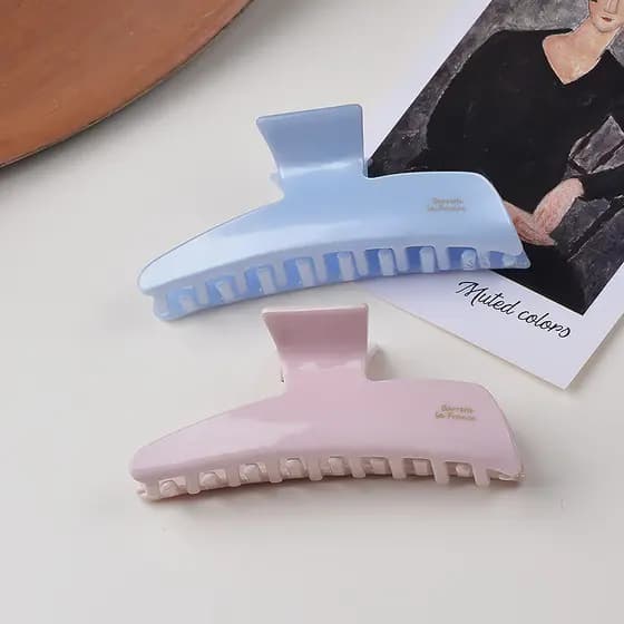 High-End acetato temperamento grab clip feminino influenciador único volta cabeça cabelo grab tubarão clipe Hairpin Head