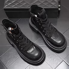 Único na moda ins botas curtas legal rua Martin botas masculinas novo estilo estilo britânico botas masculinas de alta q