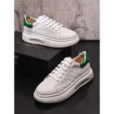 Tênis masculino elegante novo estilo de sola grossa sapatos de aumento de altura populares tênis casuais de cano baixo m