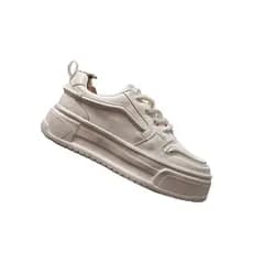 Sapatos de plataforma masculinos 2025 outono novo estilo de sola grossa angustiado sapatos casuais masculinos tênis de c