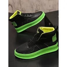 Sapatos de cano alto masculinos Martin botas 2025 outono inverno novo estilo na moda botas masculinas de sola grossa sap