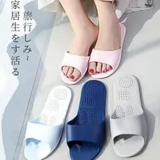 Yizhiyuan Ultra-leve viagem de negócios portátil dobrável chinelos casa hospitalidade exclusivo feminino sandálias inter