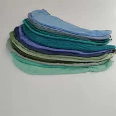 Touca de secagem de cabelo série azul-verde feminino Super absorvente de secagem rápida lenço de banho tingimento Perm r