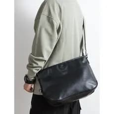 Retro bolsa de ombro masculina grande capacidade saco do mensageiro couro negócios cor sólida saco do mensageiro japonês
