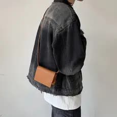 Ins Super quente minimalista Mini saco das mulheres dos homens estilo Unisex batom moeda bolsa mensageiro caixa decorati