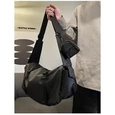 Simples à prova dwaterproof água Casual esportes bolsa de ombro grande capacidade meninos saco do mensageiro estilo japo