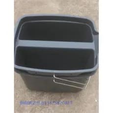 Baiyun balde de limpeza de grade dupla quadrado plástico pequeno balde de lavagem de carro balde doméstico balde de limp