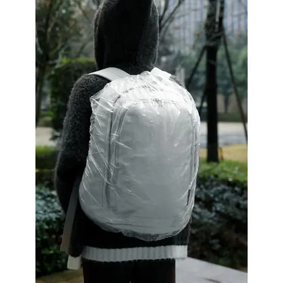 Mochila escolar descartável para estudantes da escola primária, capa à prova de chuva, Anti-sujeira, caminhada, ciclismo