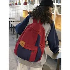 Único All-Match mochila Popular moda lona estudante mochila classe mochila das mulheres dos homens ins novo estilo saco