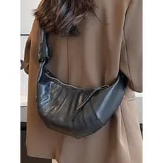 Super quente Croissant saco moda nicho feminino saco marrom coreano novo estilo saco do mensageiro feminino influenciado