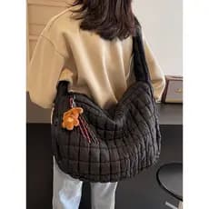 High-End All-Match saco de grande capacidade nicho moda feminina saco outono inverno novo estilo saco do mensageiro Com