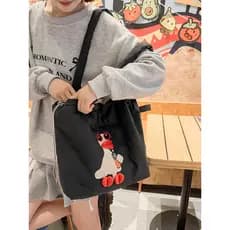 Nicho saco feminino All-Match bonito coreano menina sacola grande capacidade estudante mochila Commuter grande saco de o