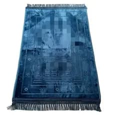Tapete portátil macio para oração, amigável à pele, dobrável, oração, engrossado, flanela, oração, cobertor de cor sólid