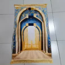 Tapete de chão estilo étnico antiderrapante de veludo grosso com borla vem com almofada de esponja de joelho de 8 cm de