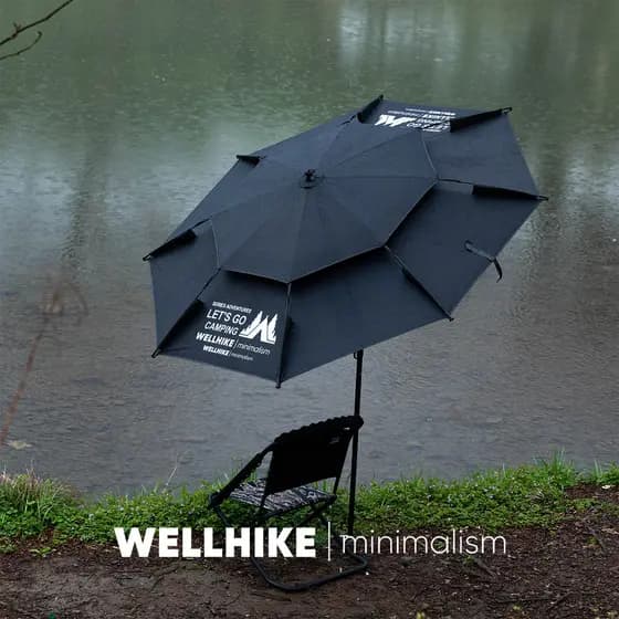 WELLHIKE cortina de céu ao ar livre guarda-chuva pesca protetor solar à prova dwaterproof água multifuncional toldo port
