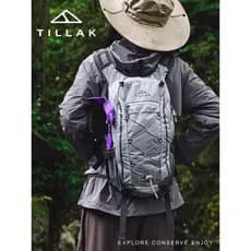 Tillak viagem caminhadas mochila 530g Ultra-leve caminhadas ao ar livre das mulheres dos homens leve embarque 20L mochil