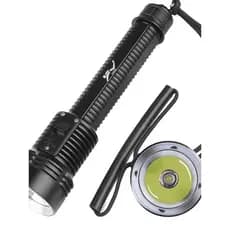 Astey lanterna de mergulho luz forte recarregável subaquática iluminação profissional à prova dwaterproof água Super bri