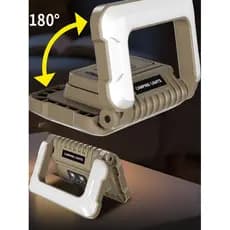 Novo estilo lâmpada de barraca de acampamento tipo-C recarregável ao ar livre pendurado multifuncional Retro cavalo lâmp