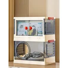 Dobrável maca de gato quatro estações Universal quente gatinho gaiola novo estilo desodorante gato dormir casa gato comi