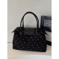 Estilo bonito bolsa de viagem feminina grande capacidade leve de curta distância portátil moda All-Match sacola esperand