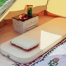 Colchão de queijo para acampamento ao ar livre, almofada inflável automática espessada, piso doméstico, tapete de dormir