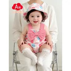 Roupas de bebê roupas de bebê colete de verão roupas de bebê menina estilingue macacão puro algodão gaze roupas de verão