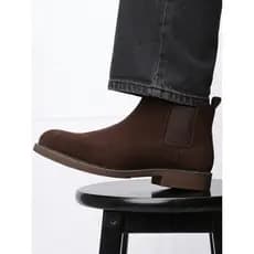 2025 novo estilo Martin botas masculinas estilo britânico Retro Chelsea botas casuais botas gerais de couro genuíno bota