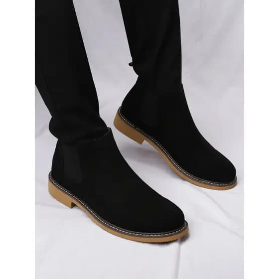 Novo estilo outono britânico Retro Martin botas homens Nubuck couro de alta qualidade sapatos de couro genuíno macacão b