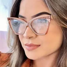 Senhoras Anti Raio Azul Óculos Armações Ópticas Moda Feminina Colorido Primavera Dobradiça Quadros TR90 De Computador