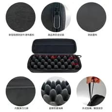 Saco de armazenamento de casca dura de EVA resistente a choques esponja vara de pesca carretel de pesca acessório kit de