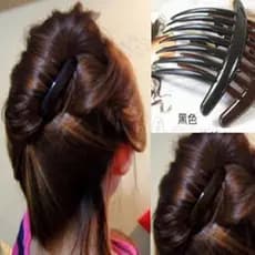 Inserção de cabelo versão coreana grampo de cabelo inserção de cabelo pente franja pente de cabelo bobina de cabelo fran