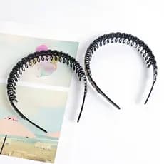 Grampo de cabelo lavagem rosto aplicar máscara com cabeça de dente caverna bandana coreia antiderrapante doce adulto sen